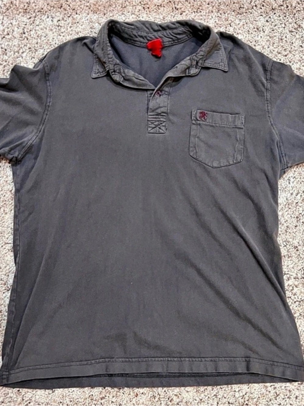 Mossimo Men's Gray Short Sleeve Polo XL